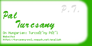 pal turcsany business card